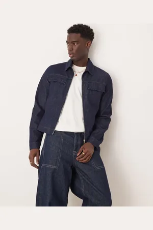 ASOS Co-ord raw denim harrington jacket