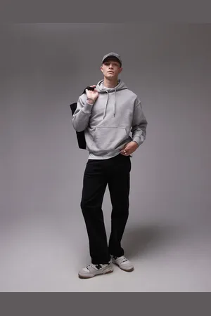 ARKET Relaxed terry hoodie in melange