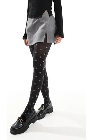 VERO MODA Tights with glitter spot print in
