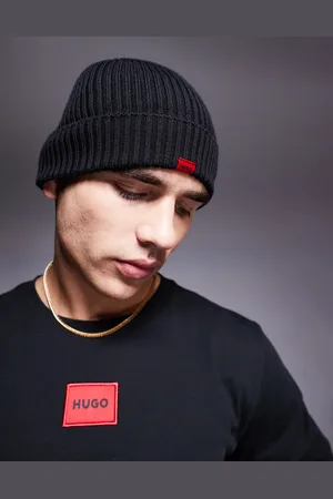 HUGO BOSS Xush fisherman beanie in
