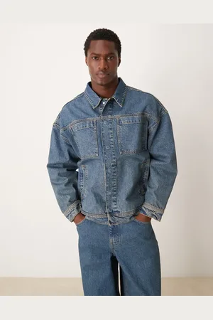 ASOS Co-ord denim jacket in mid wash