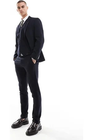 ASOS Skinny suit trousers with wool in