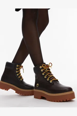 Timberland Stone Street 6 inch boot in dark espresso leather