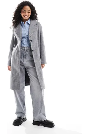 Bershka Oversized tailored coat in