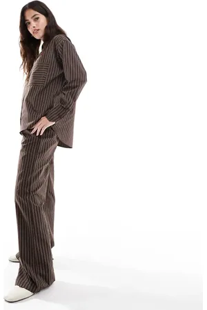 Threadbare Co-ord stripe wide leg trousers