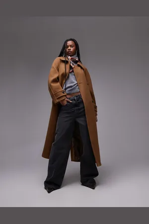MANGO Oversized wool jacket in
