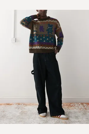 COLLUSION Baggy carpenter jeans in cord