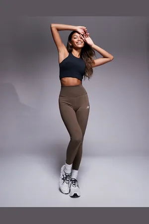 New Balance Harmony High Rise Legging 27" in brown
