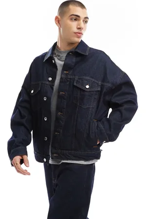 ASOS Oversized trucker jacket in raw denim