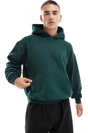 Cotton On Cotton On box fit pullover hoodie in pine