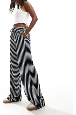 Cotton On Cotton On blair wide leg pant in white stripe