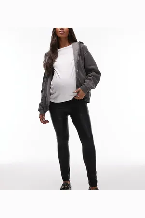 Topshop Skinny faux leather trouser in