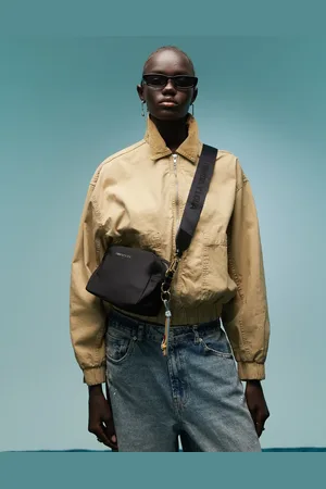 Bimba y Lola Small nylon crossbody bag in