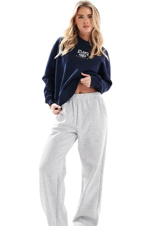ONLY Loose fit joggers in light grey melange