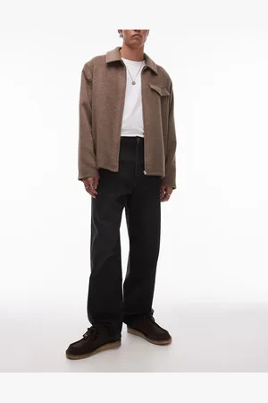 ARKET Mist low rise baggy wide leg jeans in washed
