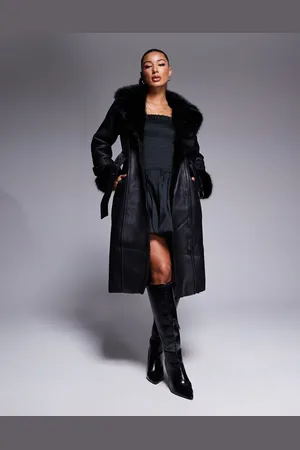 River Island Longline biker jacket in