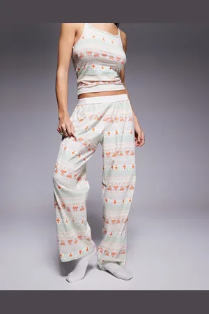 ASOS Mix & match pyjama trouser in fairisle print