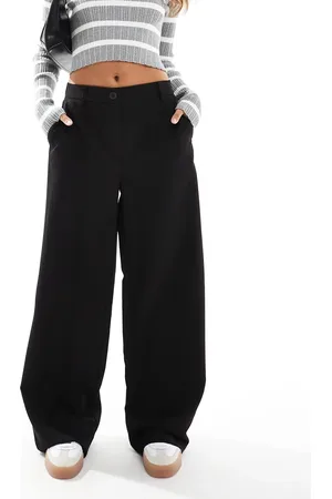 Pieces® Wide leg dad trouser co-ord with belt loops in