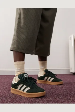 adidas Samba XLG trainers in dark and white