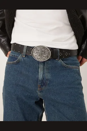 ASOS Cross statement buckle belt in