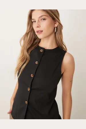 New Look Crew neck waistcoat in