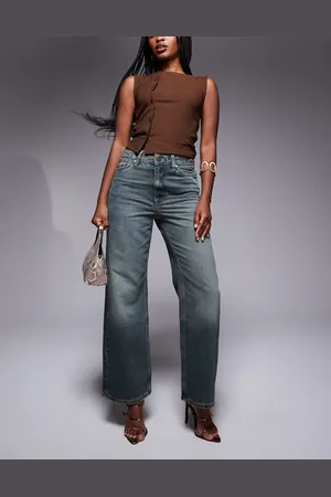 River Island Relaxed straight jean in darkwash