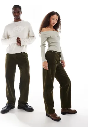 Weekday Galaxy Unisex cord trousers in washed
