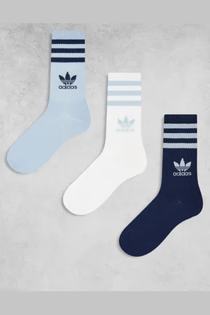 adidas 3 stripes crew sock in