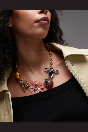 Bimba y Lola Bug charm necklace in