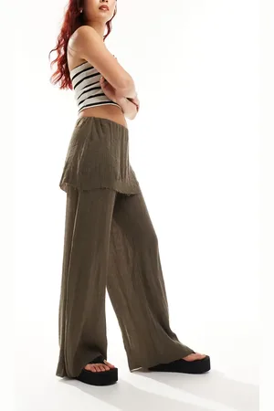 Weekday Amra floaty skirt trousers in