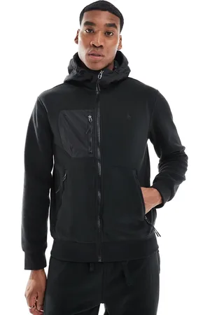 Ralph Lauren Hybrid polar fleece fullzip hoodie in CO-ORD