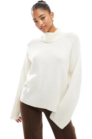 Threadbare Turtleneck jumper in cream