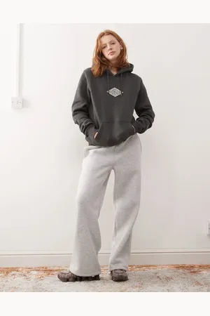 47 Brand NY Yankees motif back print hoodie in charcoal