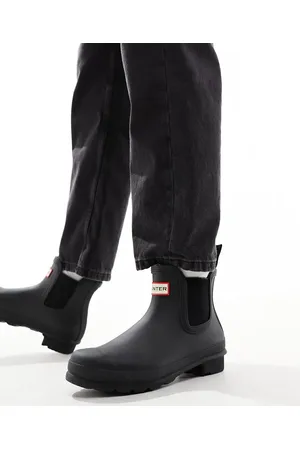 Hunter Original chelsea wellington boots in matte