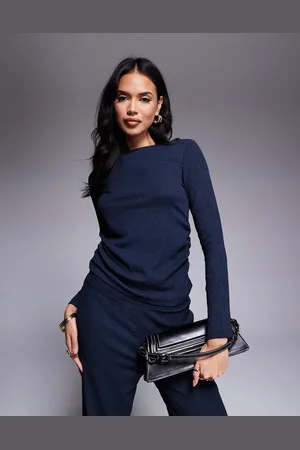 River Island Textured long sleeve tee co-ord in