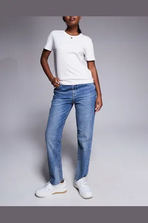 Armani Exchange Boyfriend jeans in mid wash