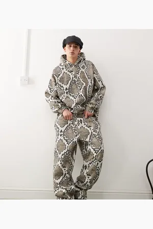 COLLUSION Relaxed joggers with snakeskin print co-ord