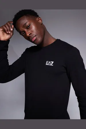 EA7 Armani long sleeve logo t-shirt in