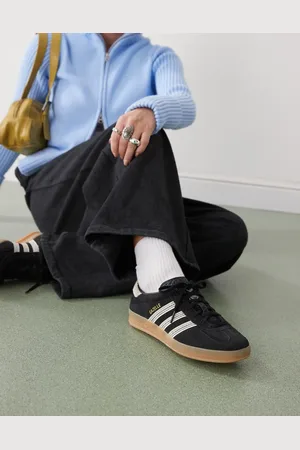 adidas Gazelle Indoor Crochet trainers in and cream