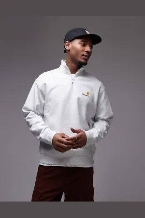 Carhartt Half zip american script sweatshirt in