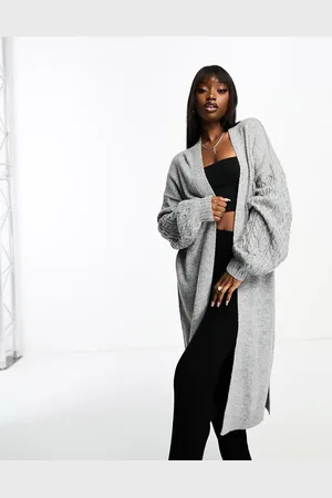 Threadbare Daisy cable knit cardigan in