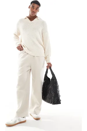 Hollister Super baggy sweat jogger in beige