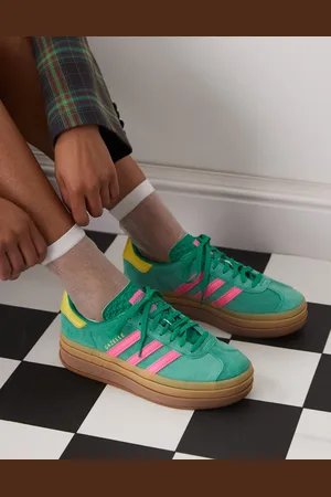 adidas Gazelle Bold platform trainers in and pink