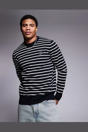 Marshall Artist Stockholm knit jumper in stripe