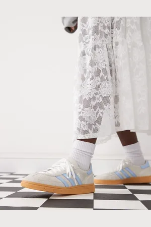 adidas Handball Spezial trainers in and light blue