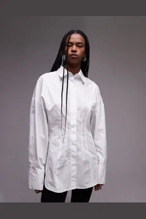 ASOS Corset seam detail shirt in
