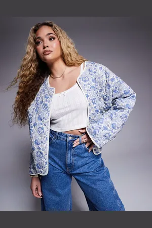 River Island Floral reversible house coat in