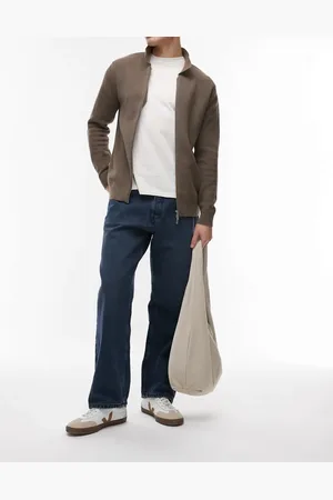 ARKET Mist low rise baggy wide leg jeans in grey
