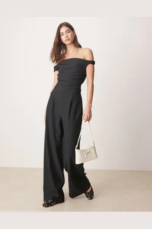 Abercrombie & Fitch Off the shoulder draped jumpsuit in