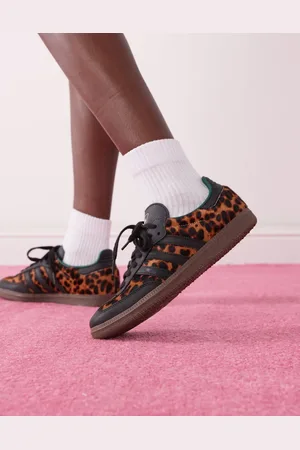 adidas Samba OG trainers in leopard print and